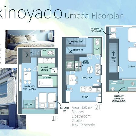 Apartamento Yukinoyado Umeda Osaka Exterior foto